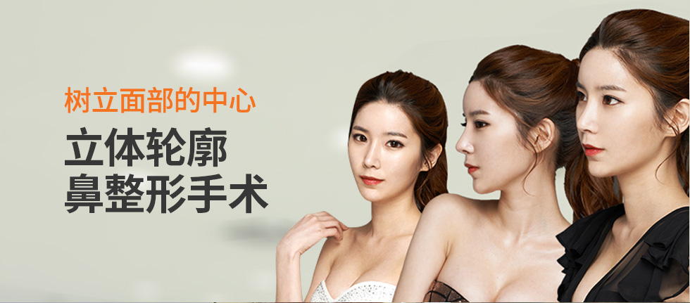 树立面部的中心 立体轮廓鼻整形手术