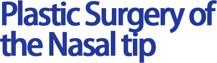Plastic Surgery of the nose tip