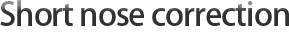 aping Short Nose Before/After